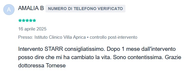 Recensione 2 Chirurgo Deborah Tornese